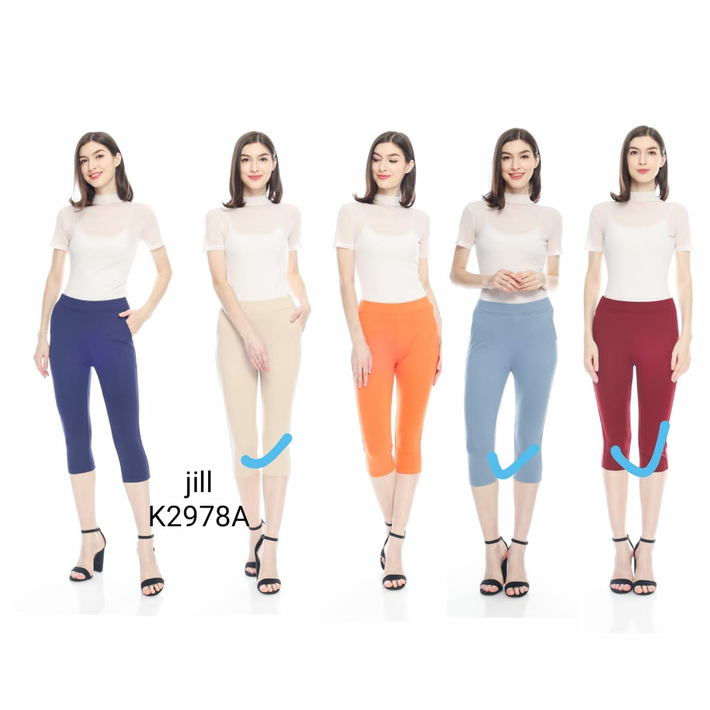 JILL Celana Kaos 7/8 Wanita 2978 (Size 35-36)