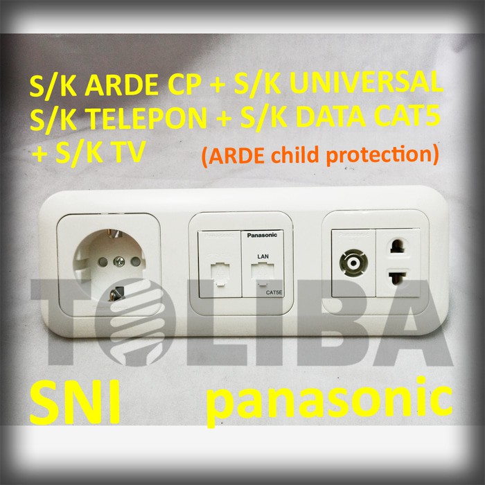 stopkontak tv s/k data telepon stop kontak arde universal cp panasonic