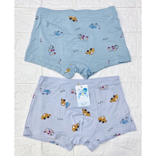 CD Boxer | Celana dalam boxer anak laki laki TALLY bahan katun lembut