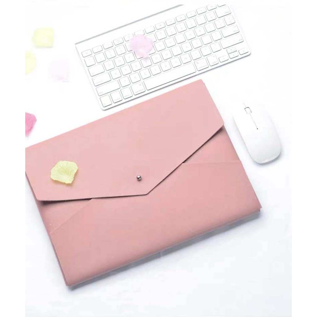 Tas Laptop Softcase Macbook Sleeve Envelope PU Leather 13 inch