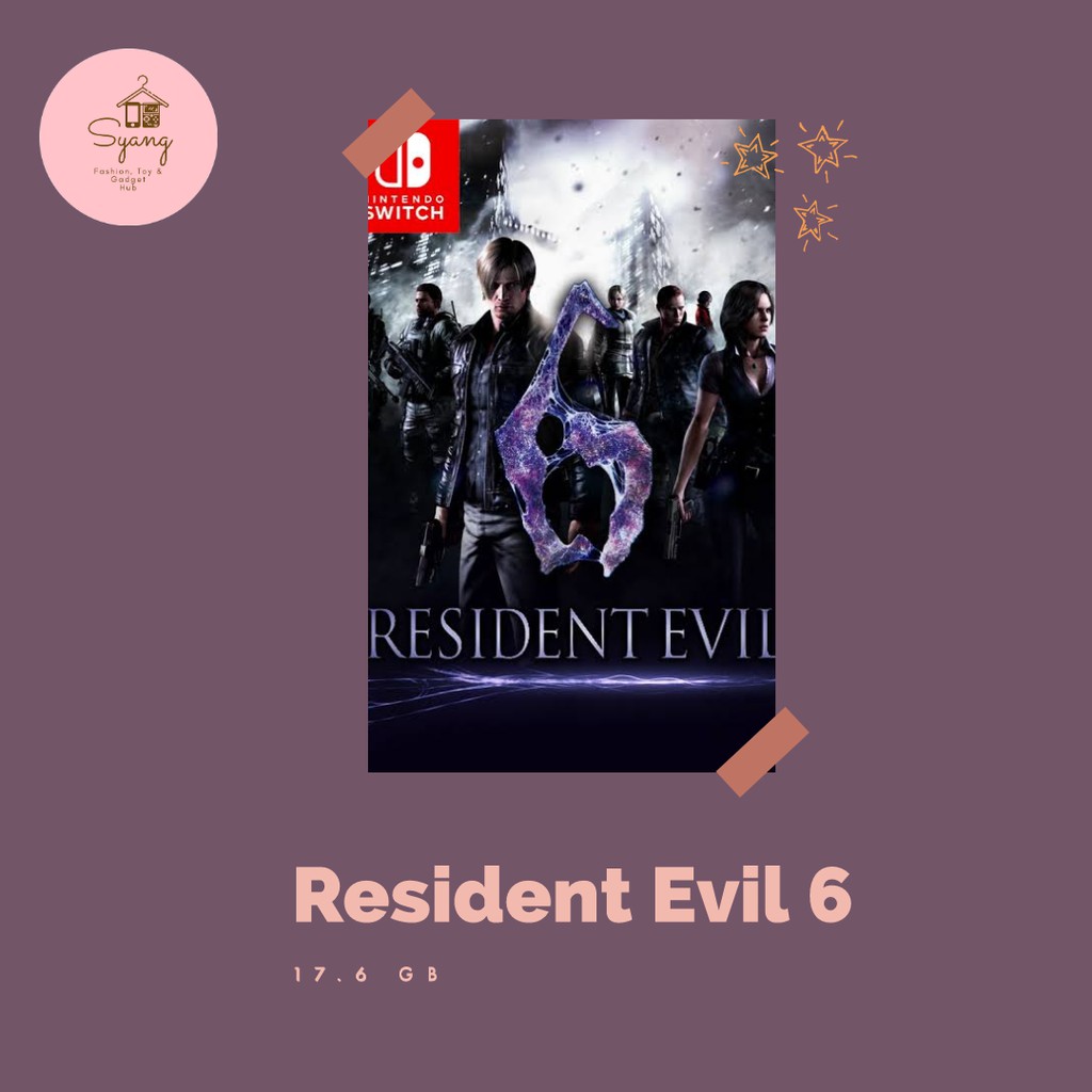 Resident Evil RE 6 Nintendo Switch Triple Pack