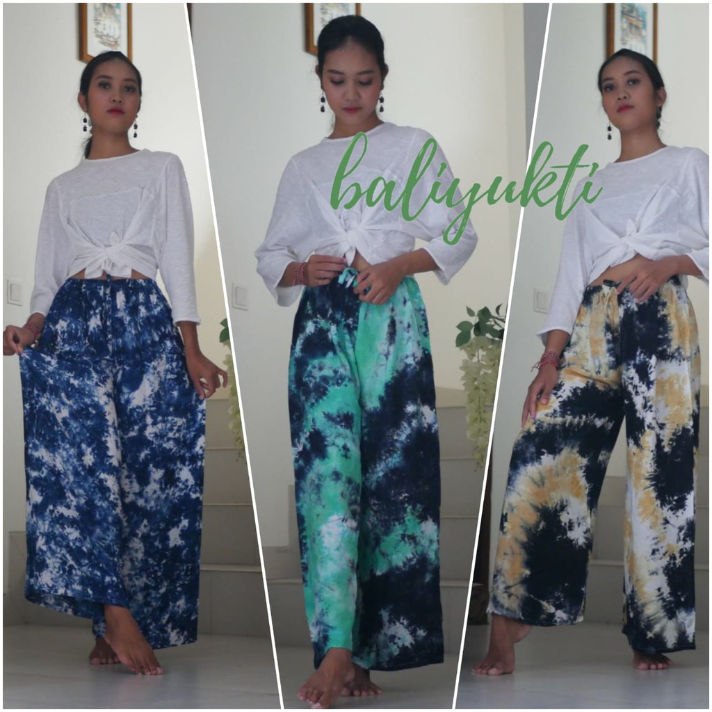 Celana Kulot Jumbo | Celana Kulot Tie Dye Bali