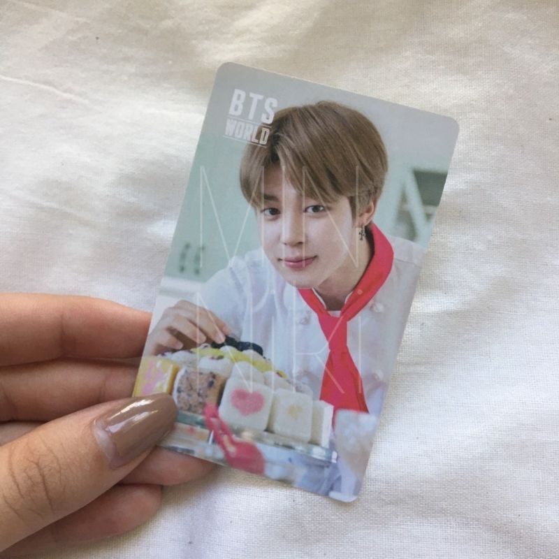 BTS Photocard (PC) Jimin BTS WORLD