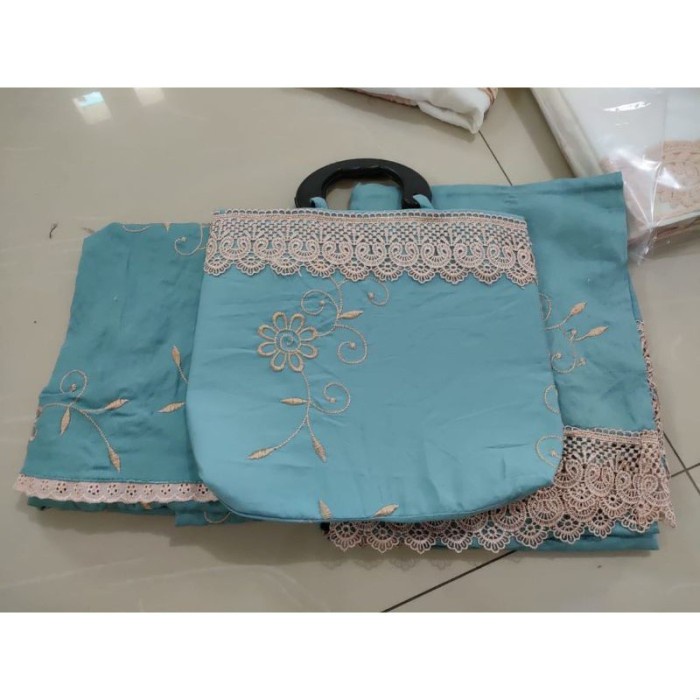 New mukena dewasa gracella bordir