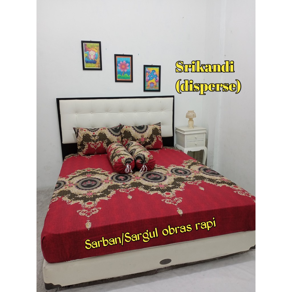 Sprei Katun Motif Batik Srikandi