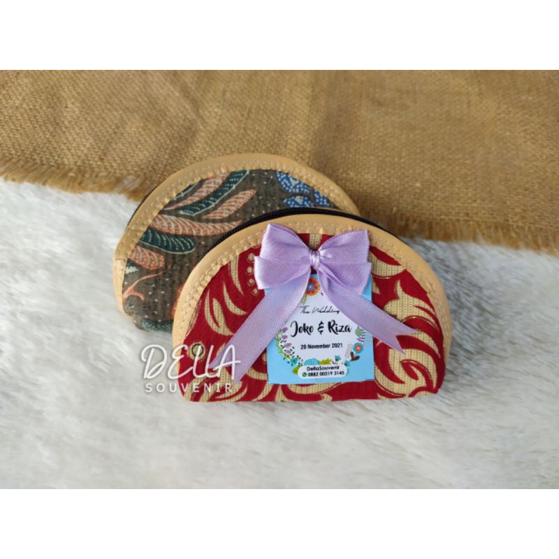 Souvenir Dompet Batik/Souvenir pernikahan murah/Souvenir pernikahan/Souvenir unik/Dompet koin