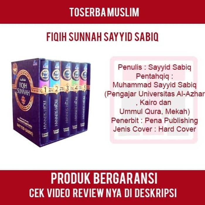 Jual Buku Agama Lengkap Mantap Buku Fiqih Sunnah Karya Sayyid Sabiq 5