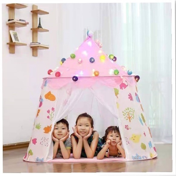 BIG SALLE Tenda Mandi Bola Anak Rumah Princess PINK RS33 Tenda Bermain Princess Castle Unik OutDoor Indoor Family Game seru