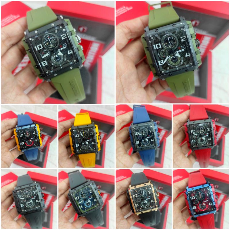 JAM TANGAN PRIA EXPEDITION E 6757 NEW E6757 TALI RUBBER ORIGINAL GARANSI RESMI 1 TAHUN