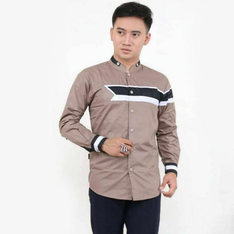 ZA OFFICIAL STORE Baju Koko model terbaru 2020 | Pakaian Laki Laki Terbaru Baju Koko Hilwa KOKO AZ-Z