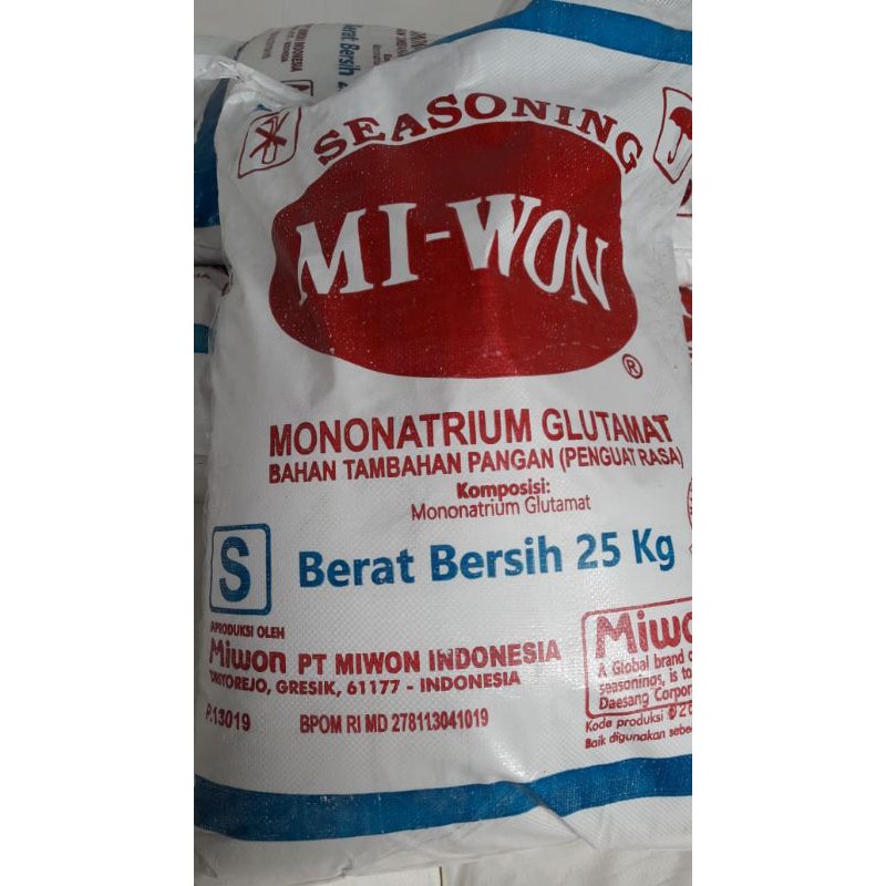 

Miwon sak 25 kg-Bulk S (Ambil sendiri lebih murah)