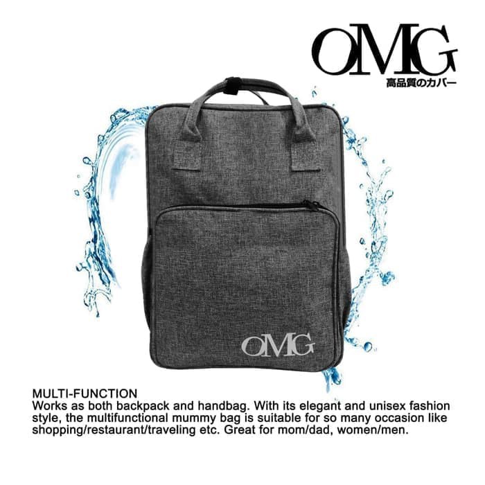 Tas BackPack Handbag Bayi Anak OMG Baby Bag Diaper Popok Waterproof