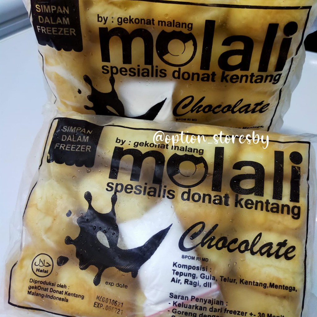 

MOLALI DONAT KENTANG ISI COKLAT