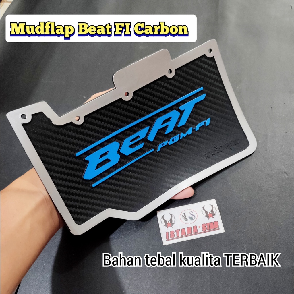 TERBARU MUDFLAP BEAT FI ESP HONDA BEAT KARET PELINDUNG LUMPUR SPAKBOR KOLONG BEAT TEBAL BERKUALITAS BIRU