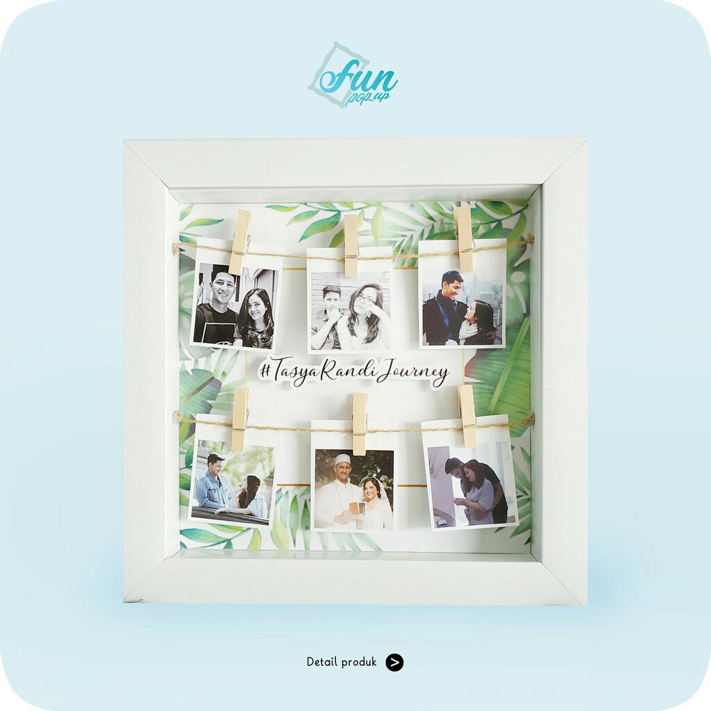 BINGKAI FOTO GANTUNG CETAK POLAROID + BINGKAI FOTO 3D