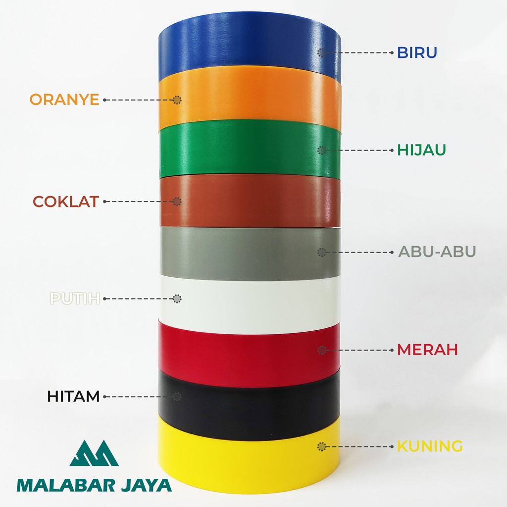 Isolasi Listrik / Isolasi Warna / Isolasi PVC / Nitto