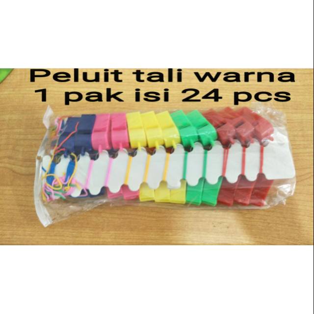 

Peluit tali warna 1 pak isi 24 pcs