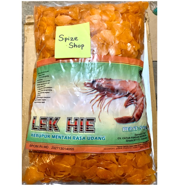 

Kerupuk / Krupuk Udang Lek Hie 5kg