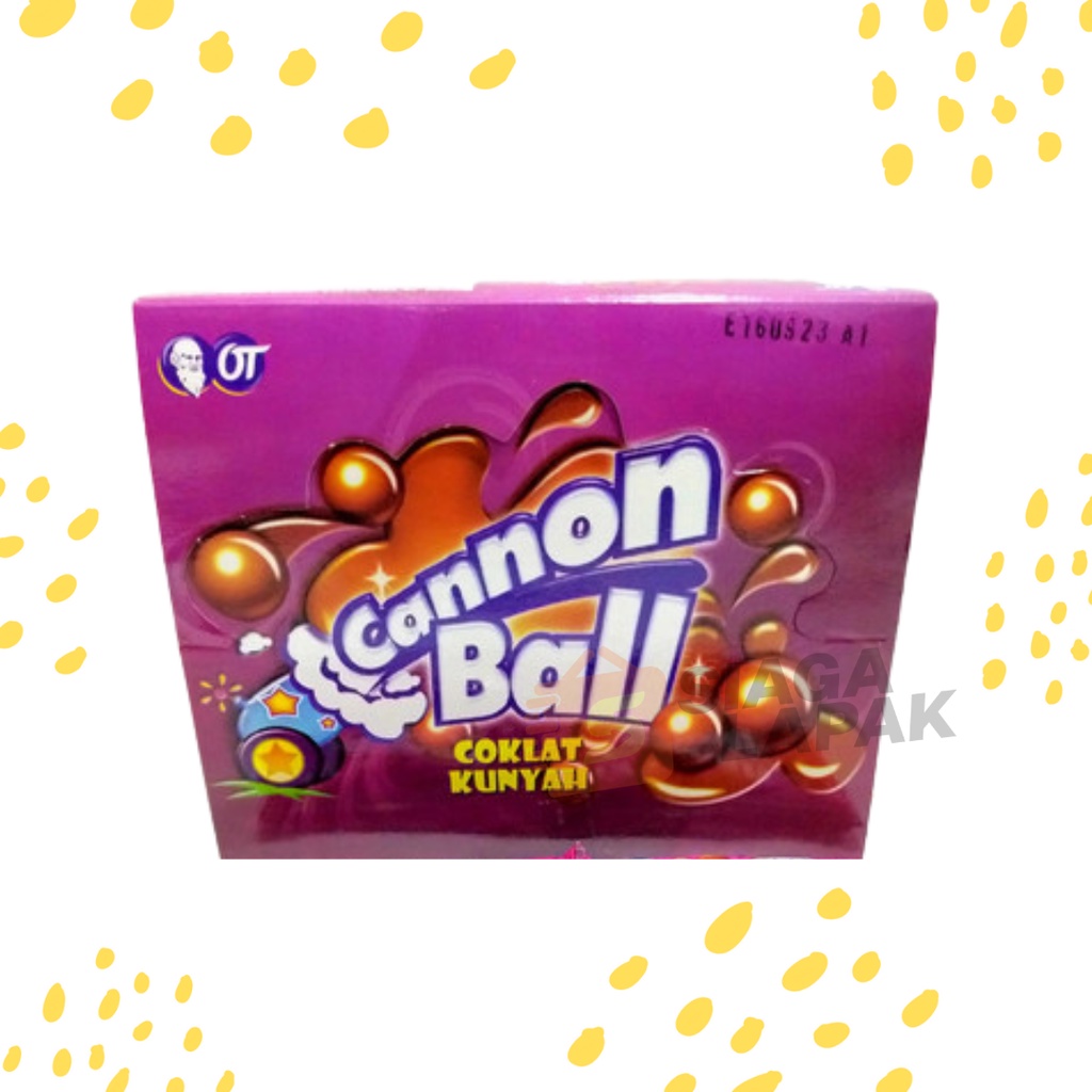 Cannon Ball Canon Coklat Kunyah 1 box isi 24pcs