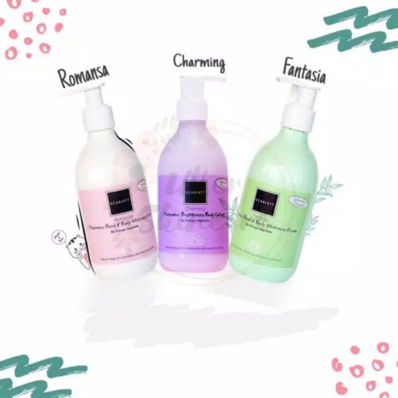 PEMUTIH BADAN SCARLET HANDBODY SCARLET||SCARLET BODY LOTION