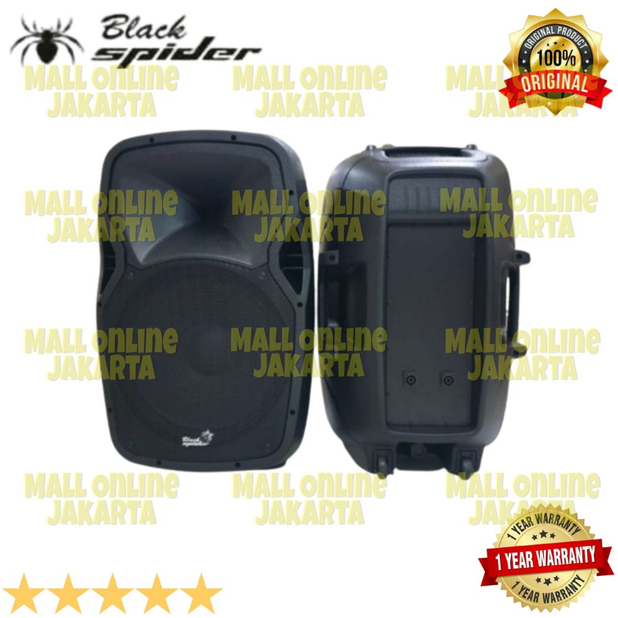 Speaker monitor Pasif Blackspider 15 inch original Pasiv Black spider