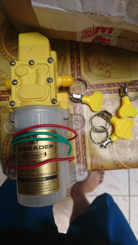Dinamo Pompa Air Dc 12volt Sinleader Hiu 100 Psi Nagasaki