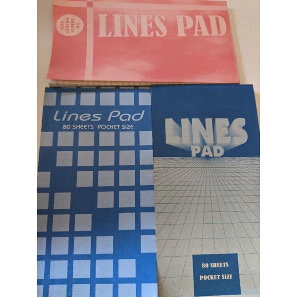 

Lines pad 80 sheets