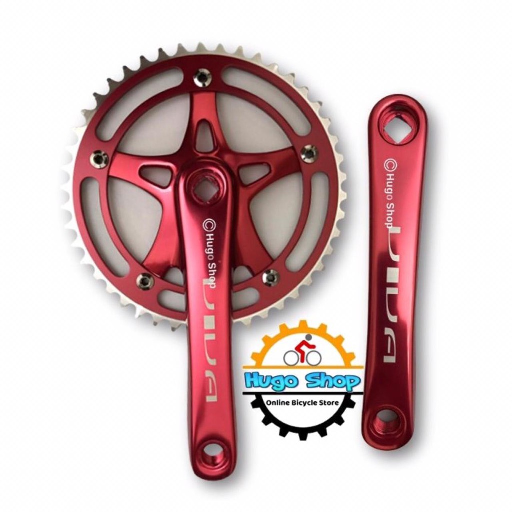 Crank Sepeda 46T Viva Alloy Red
