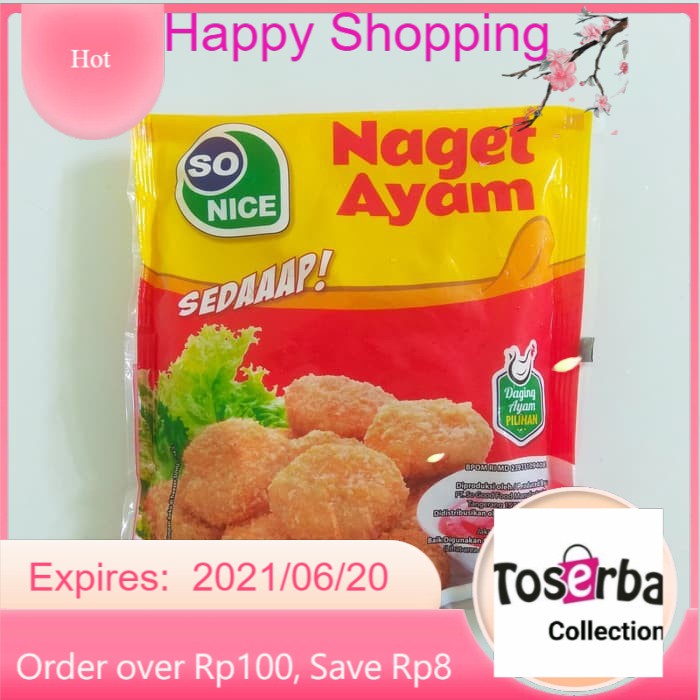 

Toserba Collection So Nice Sedaaap Chicken Nugget 250 gr Frozen Food Bandung - Cimahi