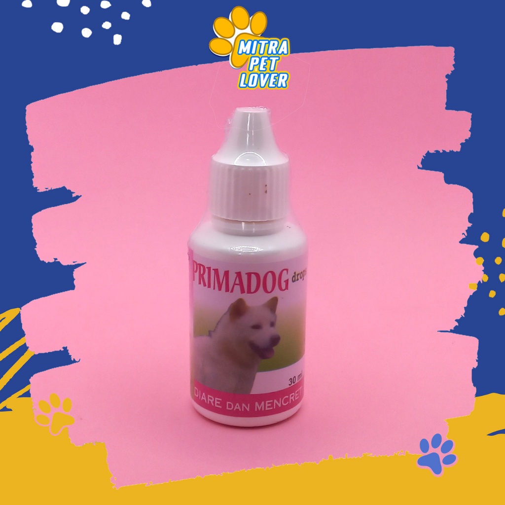 OBAT DIARE &amp; MENCRET ANJING - PRIMA DOG DROPS 30 ML - ANTI DEHIDRASI &amp; RADANG LAMBUNG USUS , PRIMADOG ANTIBIOTIK TETES PENCERNAAN - BASMI BAKTERI VIRUS - MURAH GARANSI KUALITAS ASLI ORIGINAL - PET ANIMAL TAMASINDO  VITAMIN HEWAN PELIHARAAN MITRAPETLOVER