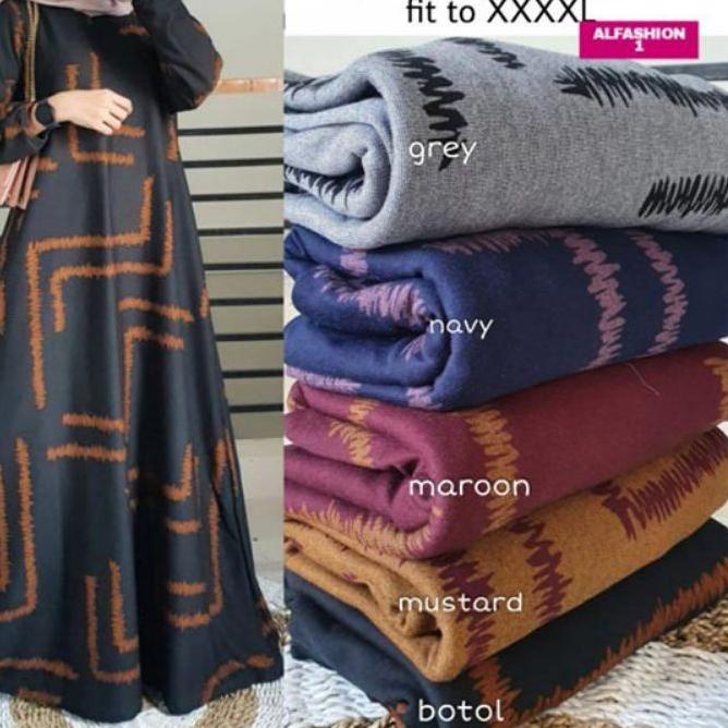 ➢ Tarosa Maxy - Gamis Denim Diana Jumbo LD120+ / R.21 - 025-5812 ۞