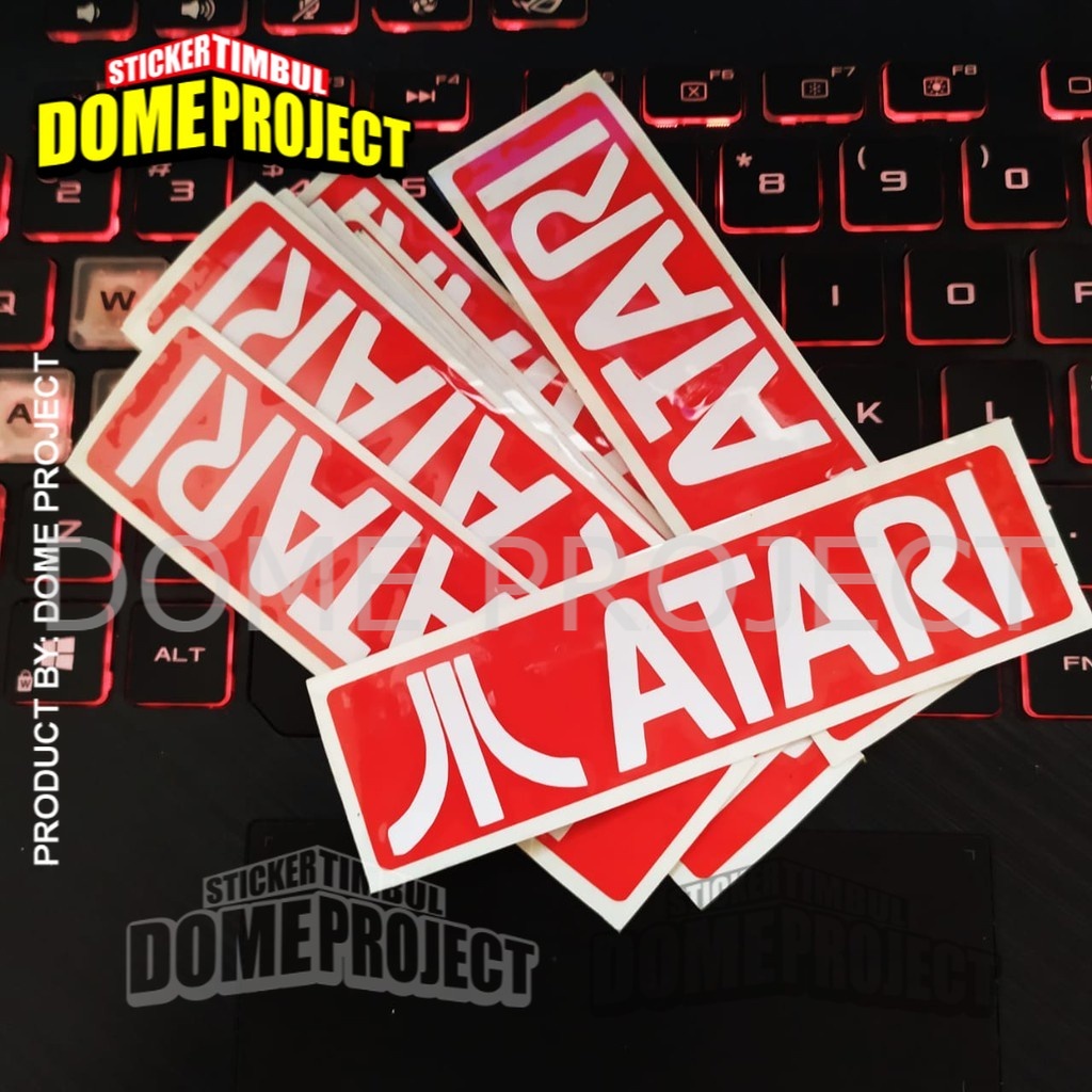 STIKER MOTOR ATARI STIKER CUTTING OUTDOOR IMPORT STIKER MOBIL AKSESORIS SEPEDA MOTOR