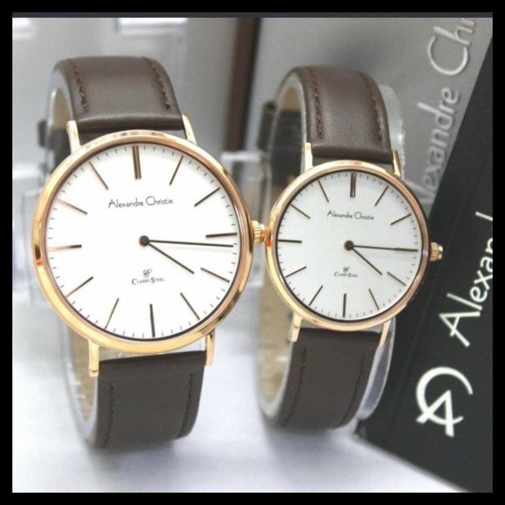 JUAL MURAH jam tangan couple alexandre christie ac 8625