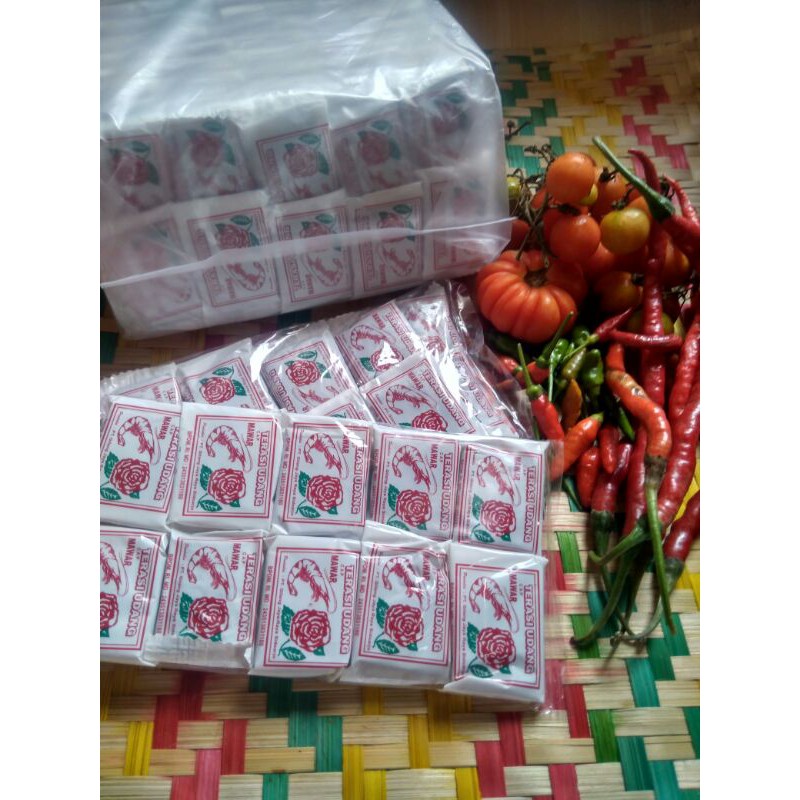 

Terasi Mawar 1 ball /isi 10 pack /100 pcs