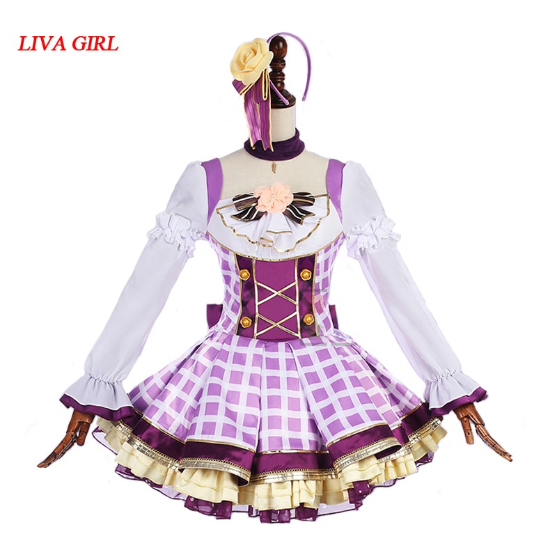 PREORDER Love Live Nozomi Tojo Flowers Bouquet Awakening Cosplay Costume Halloween and Christmas Cos