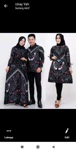 Kemeja Batik Sogan Motif Burung Kembar Ipnu Ippnu