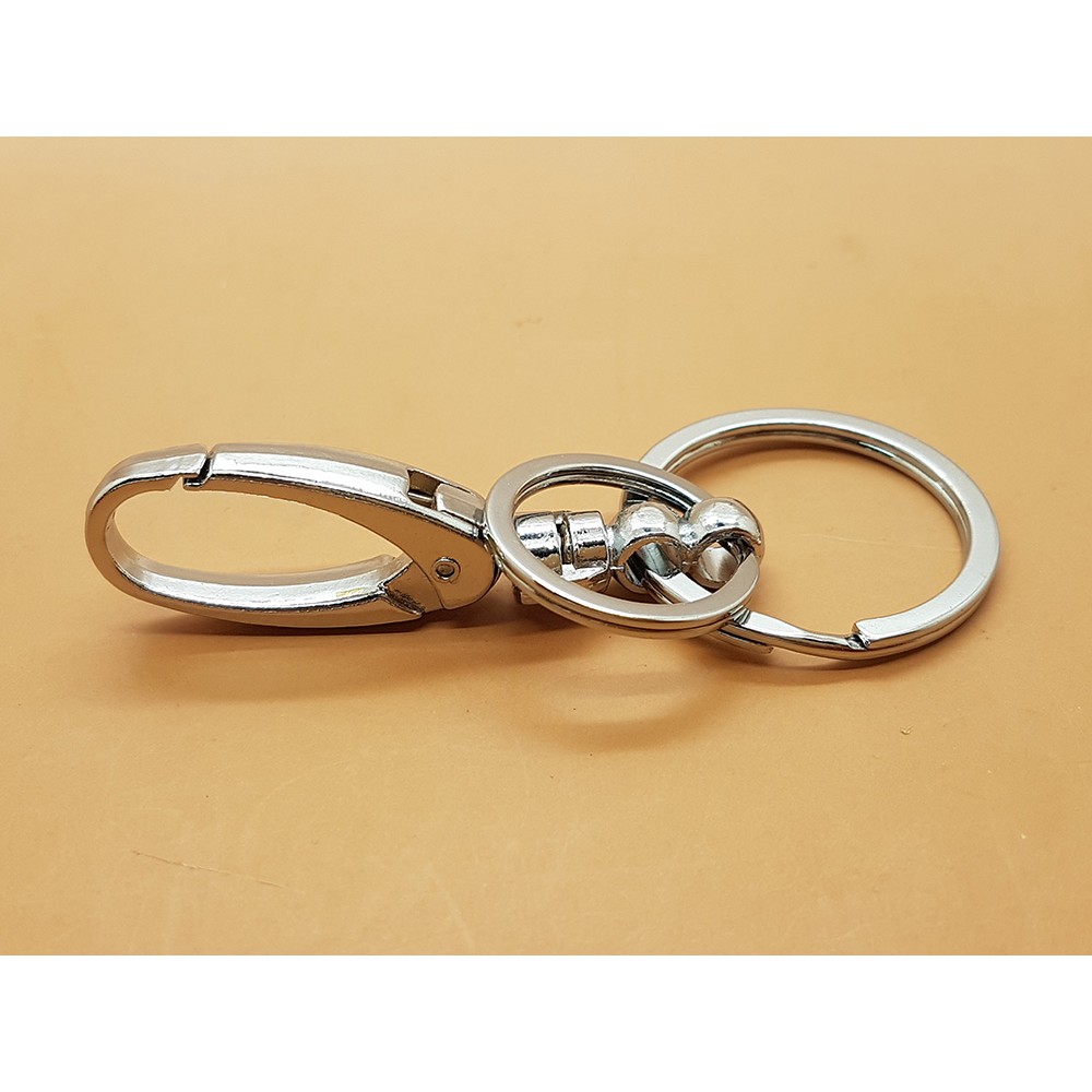 Gantungan kunci stenliss carabiner