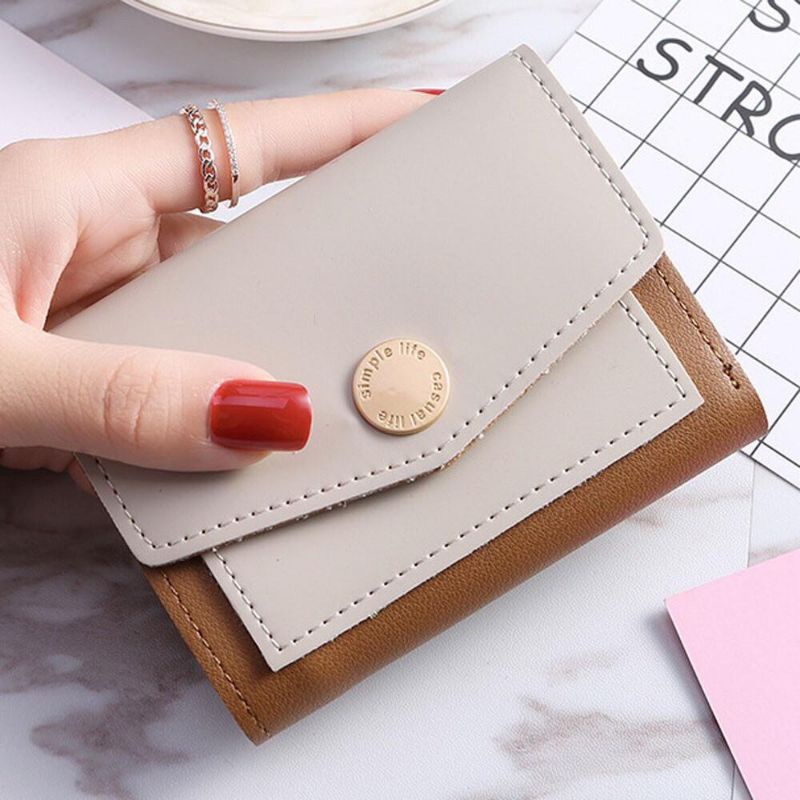 TERBARU Dompet Lipat Wanita Import Premium Fashion Korea Terlaris Model Terbaru Kulit Dove