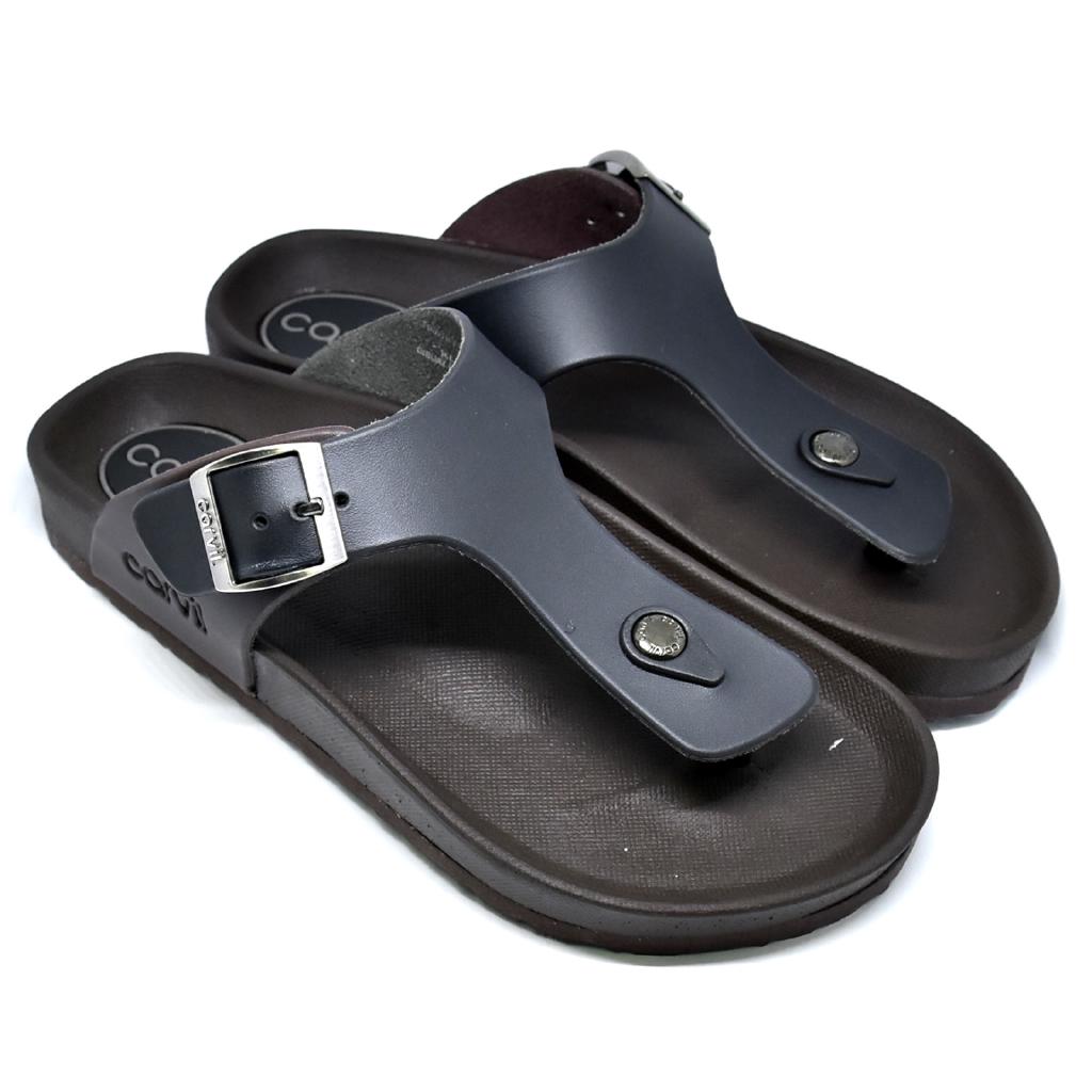  Carvil  Sandal  Pria  Houston 01 M Black Shopee  Indonesia