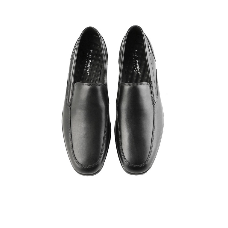 SEPATU FORMAL HUSH PUPPIES PRIA ORIGINAL PANTOFEL KULIT HITAM HM008