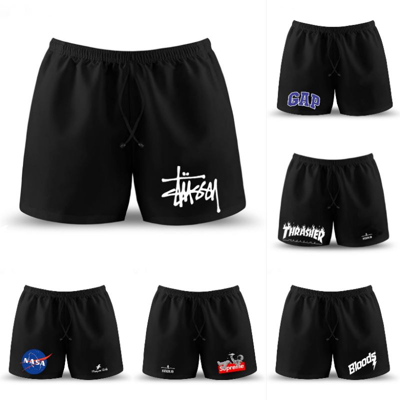 Boxer Api Boxer Black Fire Celana Pendek Unisex Remaja Dewasa