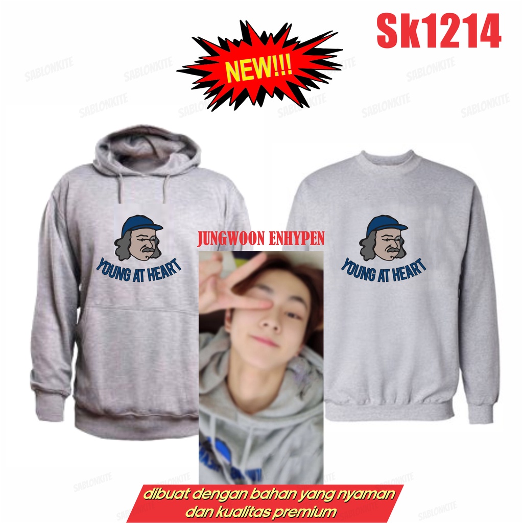 MURAH!!! HOODIE SWEATER  JUNGWOON SK1214 UNISEX KPOP