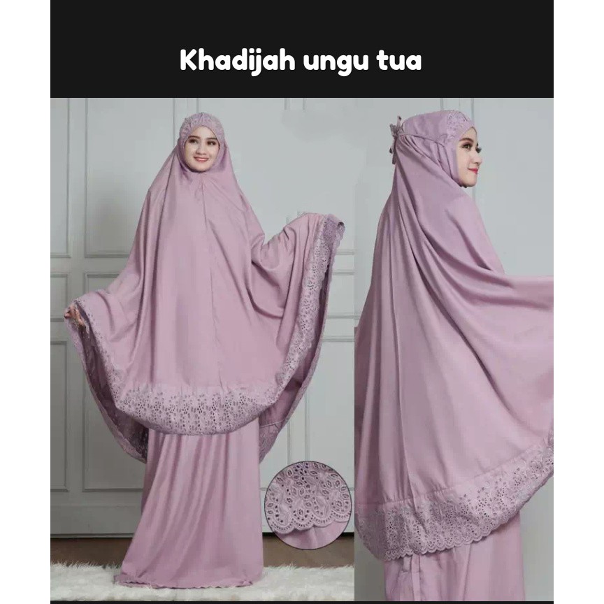 MUKENA SITI KHADIJAH / MUKENA PASTEL / MUKENA SYAFINA