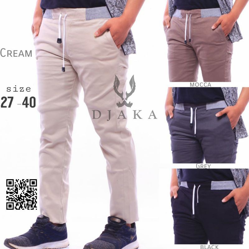 CELANA PANJANG CHINOS PRIA STANDAR JUMBO outfit kekini  terbaru higtquality