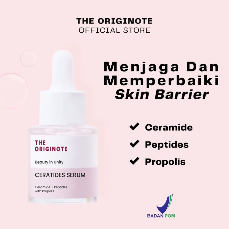 The Originote Ceratides Serum Ceramides, Peptides with Propolis (BPOM)