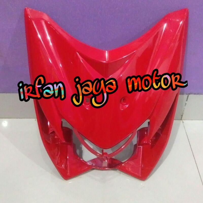 Tameng panel body depan Honda blade lama merah