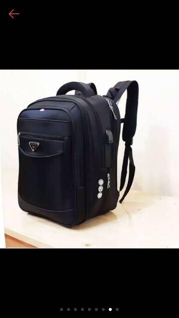 RANSEL LAPTOP USB POLO MILANO BEST SELLER TERLARIS TERMURAH