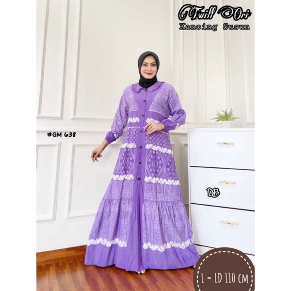 gamis twill ori size L