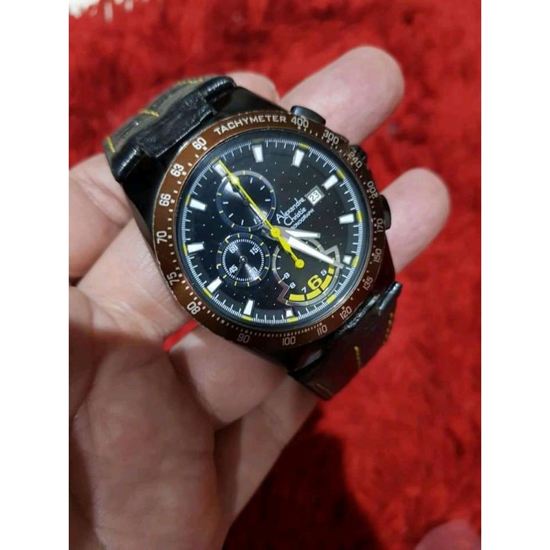 alexandre christie chronograph pria 6109mc