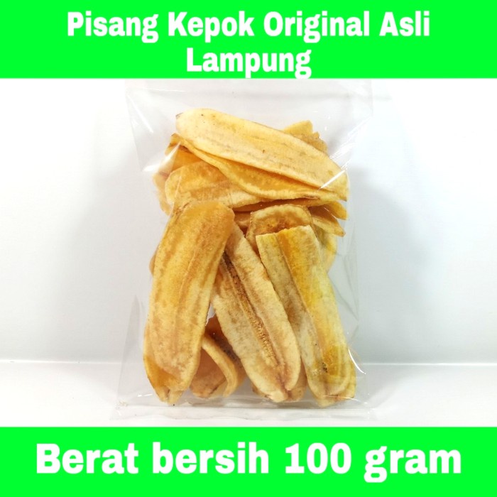 

504Oekho Keripik Pisang Kepok Gurih 100 Gr - 100 Gram 6J477iyfi
